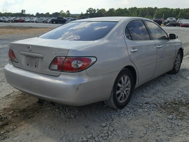 JTHBF30G235039829 - 2003 LEXUS ES 300 SILVER photo 4