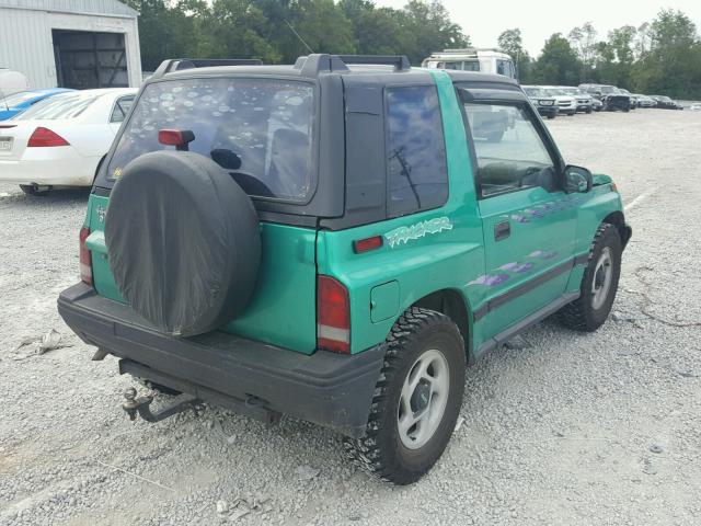 2CNBJ18U9R6924228 - 1994 GEO TRACKER GREEN photo 4