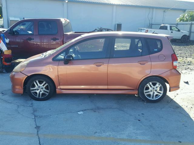 JHMGD38677S043504 - 2007 HONDA FIT S 橙色 照片 9