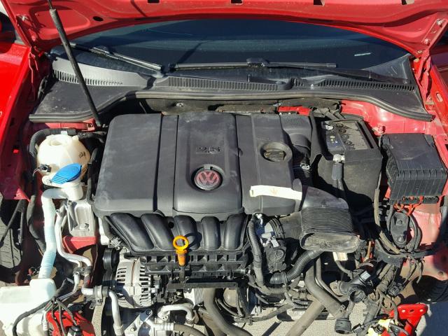 WVWDB7AJ6DW133604 - 2013 VOLKSWAGEN GOLF RED photo 7