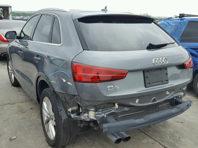 WA1BFCFS9GR013198 - 2016 AUDI Q3 PREMIUM GRAY photo 3