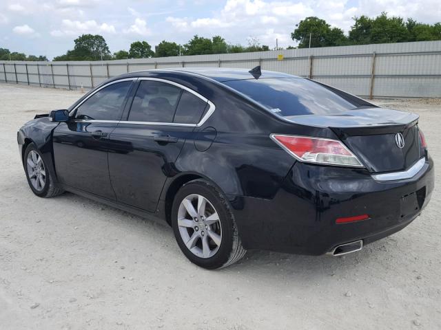 19UUA8F55DA017765 - 2013 ACURA TL TECH Սև լուսանկար 3