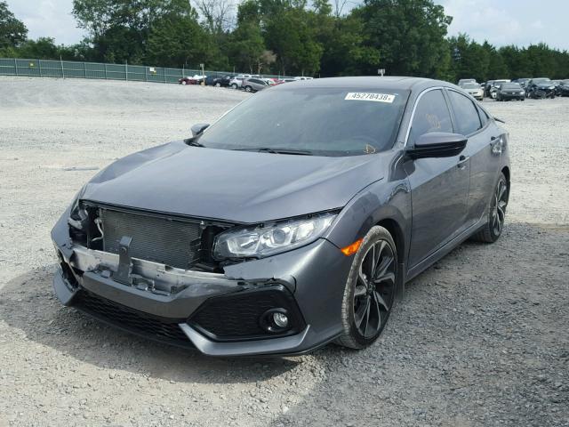 2HGFC1E57HH703048 - 2017 HONDA CIVIC SI CHARCOAL photo 2