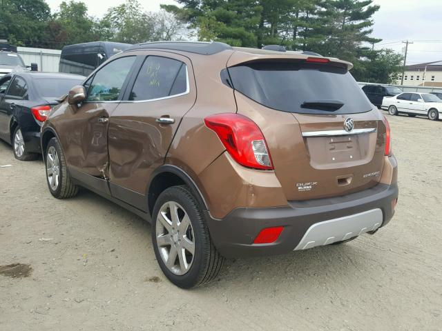 KL4CJHSB1GB550291 - 2016 BUICK ENCORE PRE BROWN photo 3