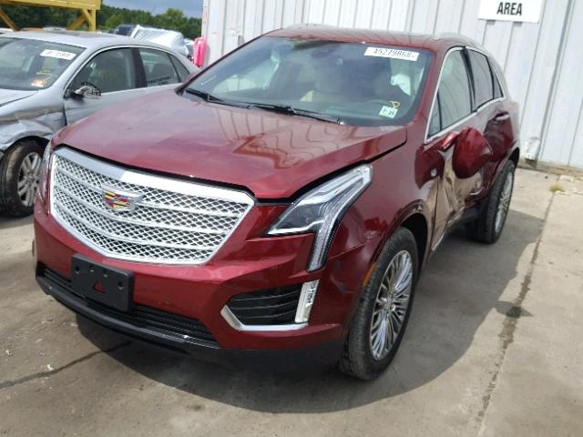 1GYKNDRS4JZ241833 - 2018 CADILLAC XT5 LUXURY RED photo 2