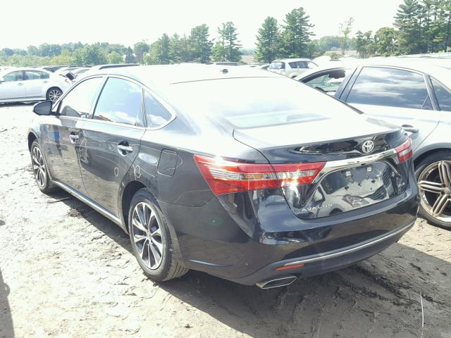 4T1BK1EB1JU267897 - 2018 TOYOTA AVALON XLE BLACK photo 3
