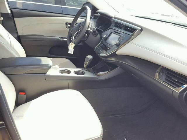 4T1BK1EB1JU267897 - 2018 TOYOTA AVALON XLE BLACK photo 5