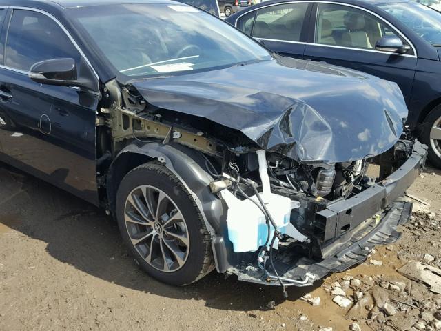 4T1BK1EB1JU267897 - 2018 TOYOTA AVALON XLE BLACK photo 9