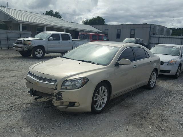 1G1ZG5E74CF253595 - 2012 CHEVROLET MALIBU LTZ 金色 照片 2