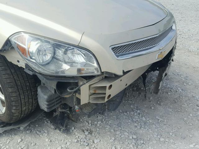 1G1ZG5E74CF253595 - 2012 CHEVROLET MALIBU LTZ 金色 照片 9