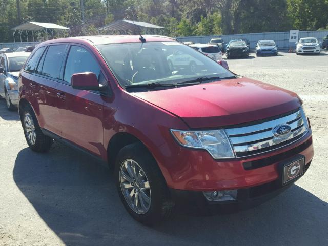 2FMDK3JC6ABB20211 - 2010 FORD EDGE SEL RED photo 1