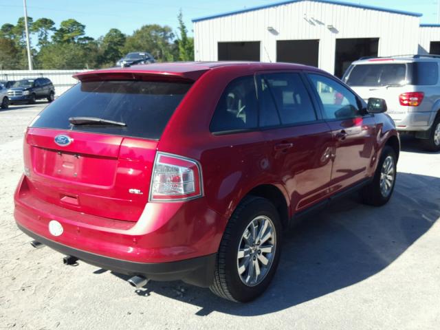 2FMDK3JC6ABB20211 - 2010 FORD EDGE SEL RED photo 4