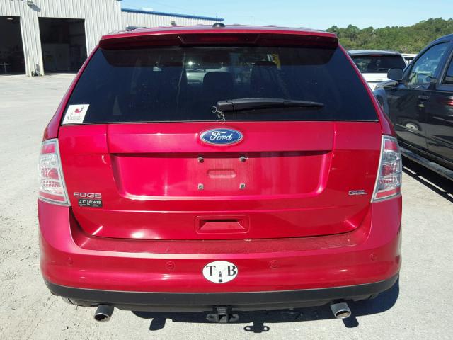 2FMDK3JC6ABB20211 - 2010 FORD EDGE SEL RED photo 9