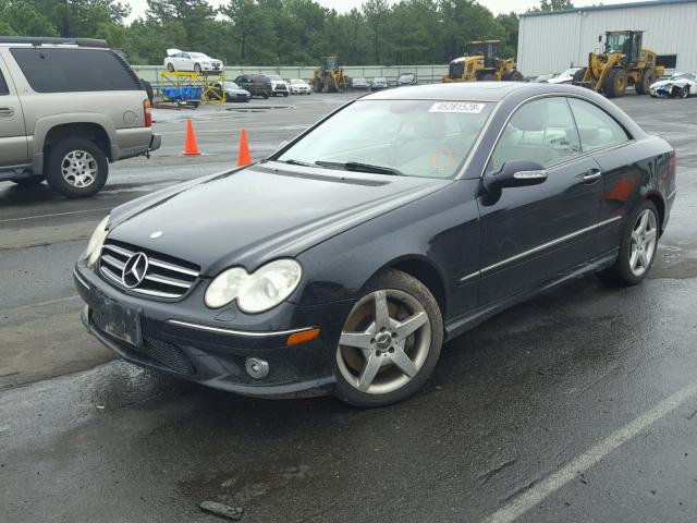 WDBTJ75J86F170678 - 2006 MERCEDES-BENZ CLK 500 BLACK photo 2