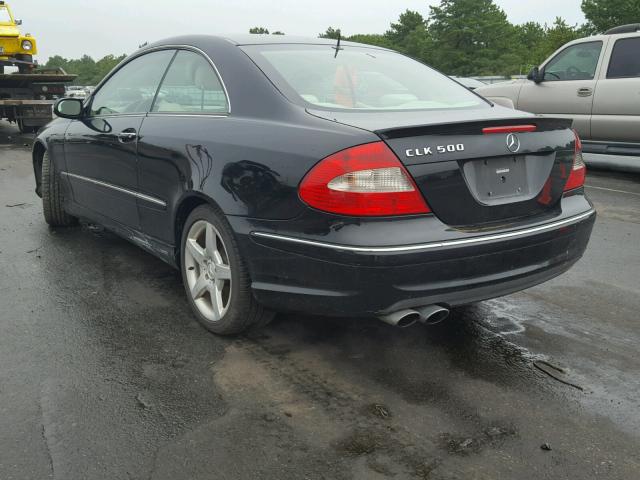 WDBTJ75J86F170678 - 2006 MERCEDES-BENZ CLK 500 BLACK photo 3