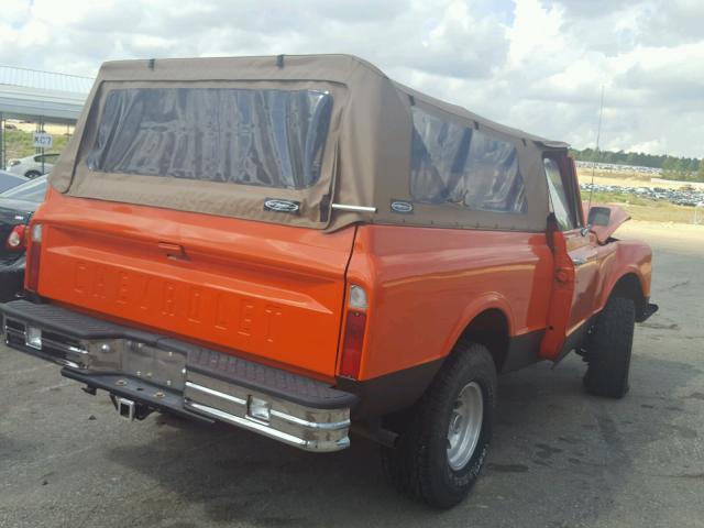 KE181S622041 - 1971 CHEVROLET BLAZER K10 ORANGE photo 4