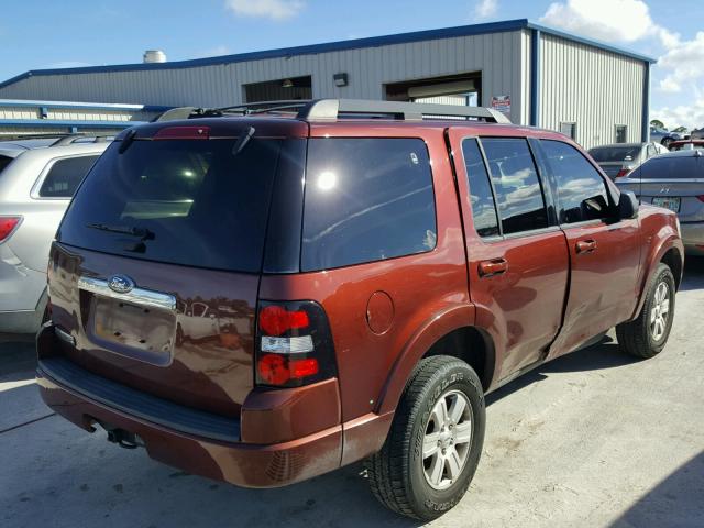 1FMEU6DE7AUA78123 - 2010 FORD EXPLORER X BROWN photo 4