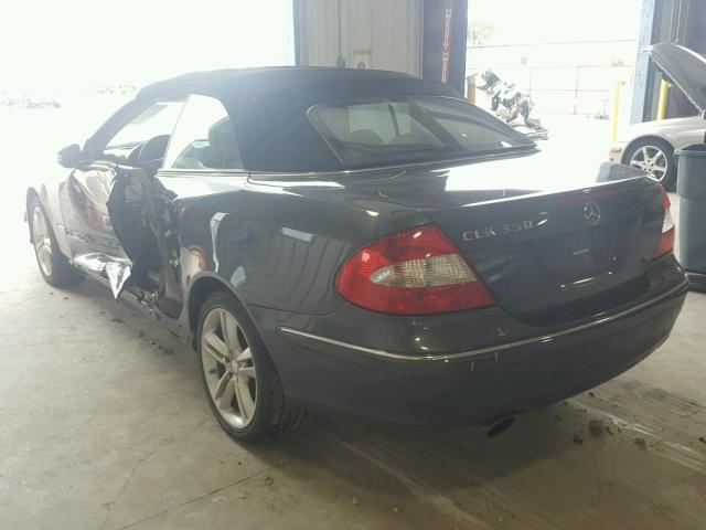 WDBTK56F48F247321 - 2008 MERCEDES-BENZ CLK 350 GRAY photo 3