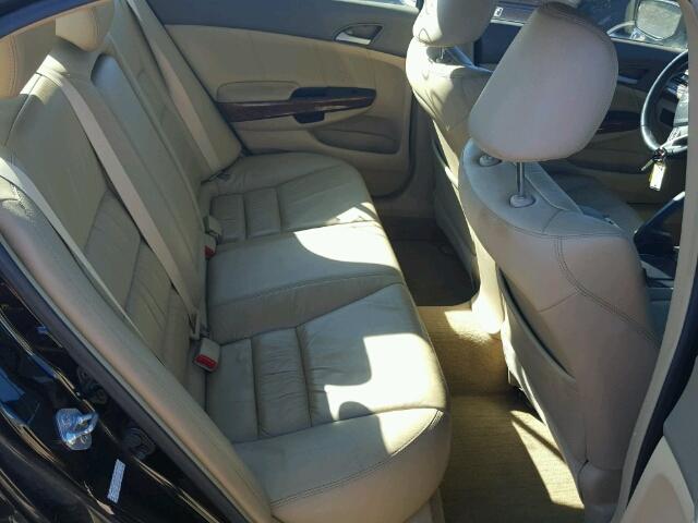 1HGCP36809A031703 - 2009 HONDA ACCORD EXL BLACK photo 6