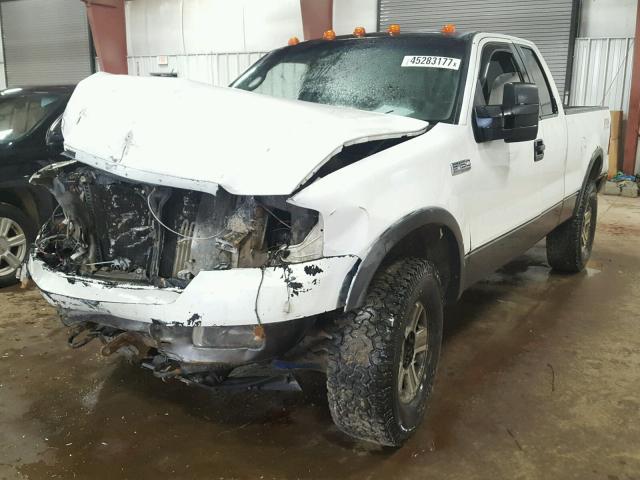 1FTPX14566FB78622 - 2006 FORD F150 WHITE photo 2