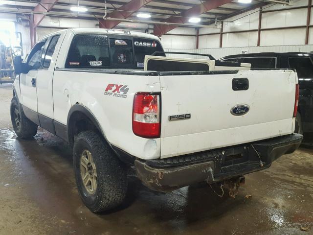 1FTPX14566FB78622 - 2006 FORD F150 WHITE photo 3