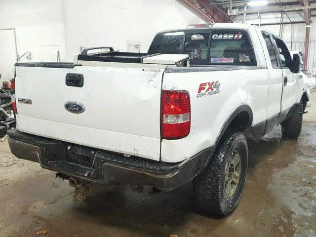 1FTPX14566FB78622 - 2006 FORD F150 WHITE photo 4