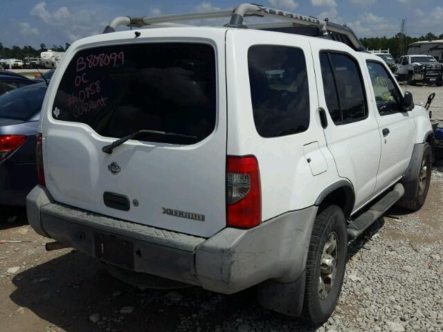 5N1ED28T8YC560858 - 2000 NISSAN XTERRA XE/ WHITE photo 4