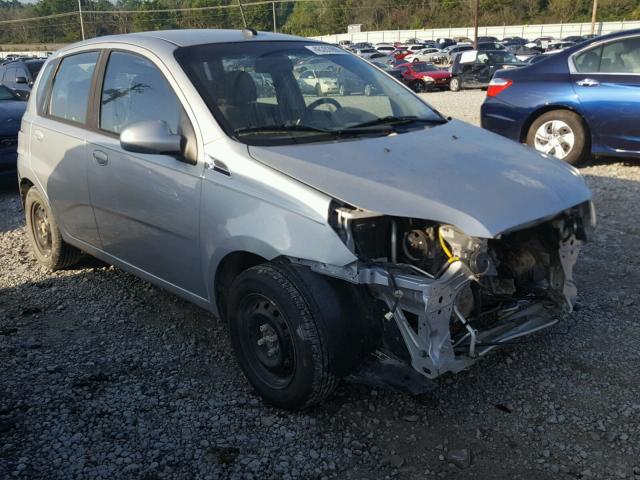 KL1TD6DE8AB099481 - 2010 CHEVROLET AVEO LS SILVER photo 1