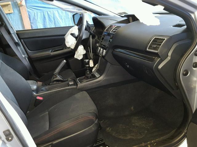 JF1VA1B67G9822445 - 2016 SUBARU WRX SILVER photo 5