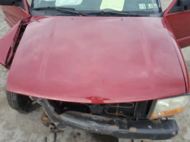 1GTDT13W92K197398 - 2002 GMC SONOMA MAROON photo 7