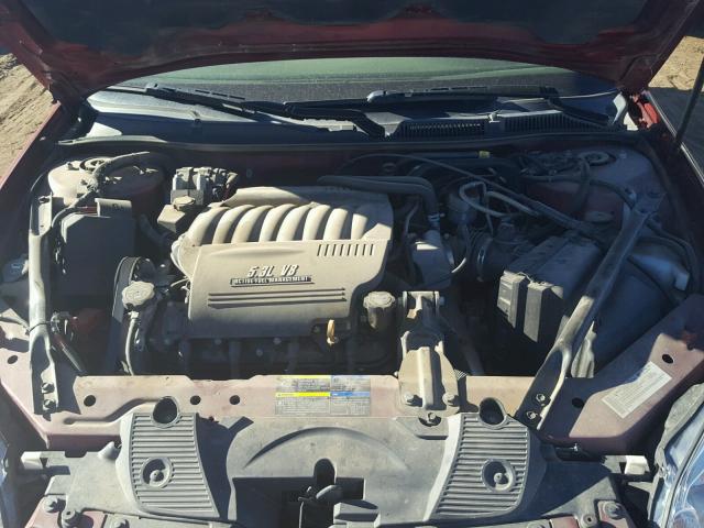 2G1WD58C379215312 - 2007 CHEVROLET IMPALA SUP RED photo 7