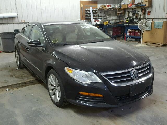 WVWMP7AN2CE502614 - 2012 VOLKSWAGEN CC BLACK photo 1