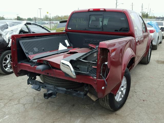 1N6AD0EV5GN789186 - 2016 NISSAN FRONTIER RED photo 4