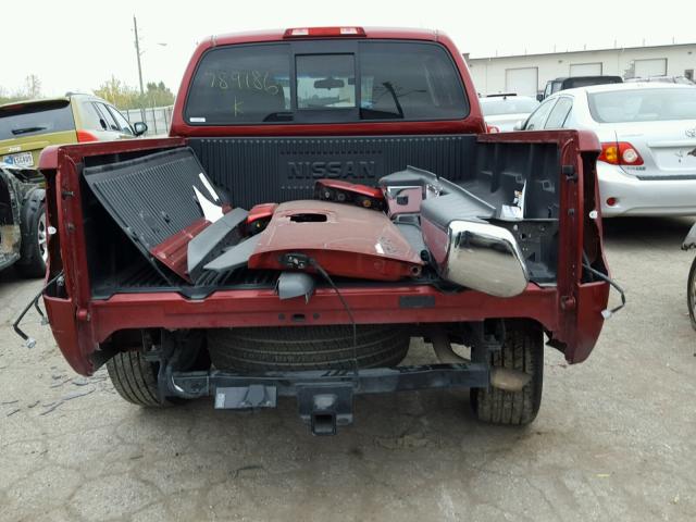 1N6AD0EV5GN789186 - 2016 NISSAN FRONTIER RED photo 6