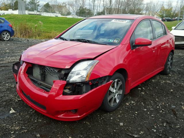 3N1AB6AP9CL640022 - 2012 NISSAN SENTRA 2.0 RED photo 2