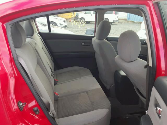 3N1AB6AP9CL640022 - 2012 NISSAN SENTRA 2.0 RED photo 6