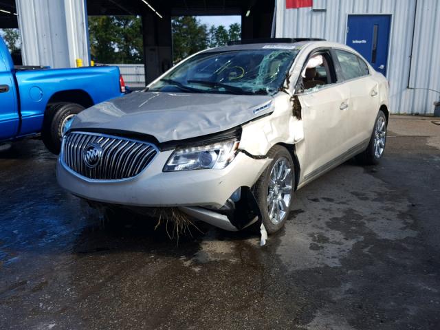 1G4GB5G30EF213214 - 2014 BUICK LACROSSE SILVER photo 2