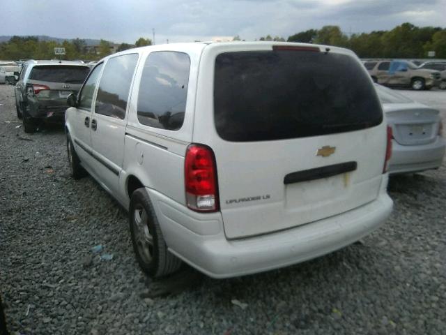 1GNDV23117D186161 - 2007 CHEVROLET UPLANDER L თეთრი ფოტო 3