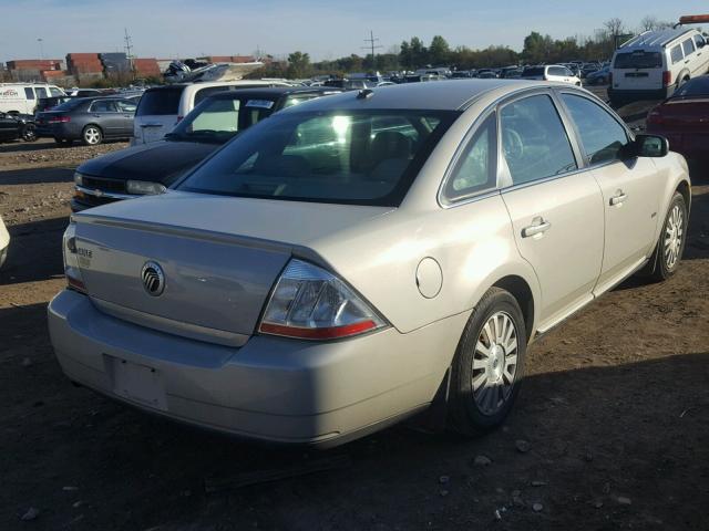 1MEHM40W68G614877 - 2008 MERCURY SABLE LUXU CREAM photo 4