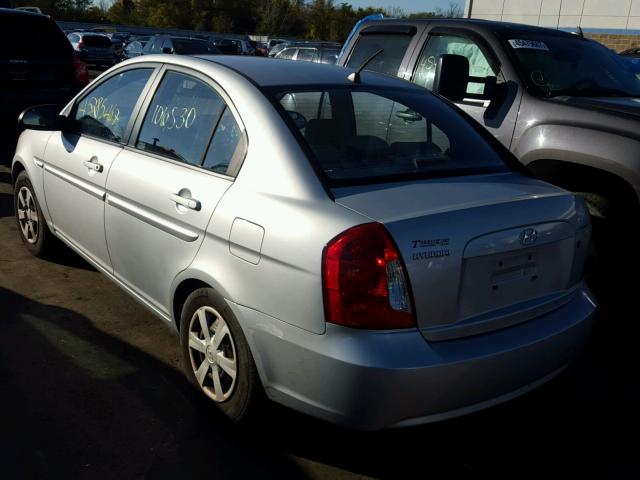 KMHCN46C06U005980 - 2006 HYUNDAI ACCENT GLS SILVER photo 3