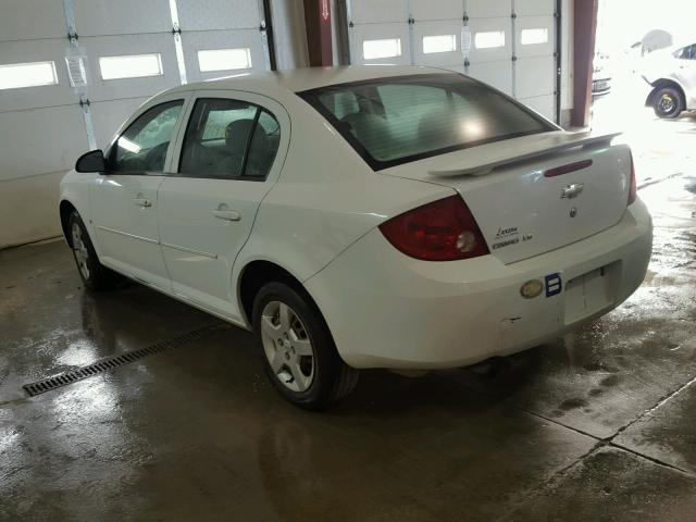 1G1AK55F267759959 - 2006 CHEVROLET COBALT WHITE photo 3