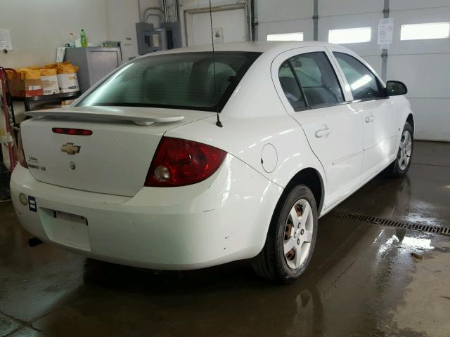 1G1AK55F267759959 - 2006 CHEVROLET COBALT WHITE photo 4