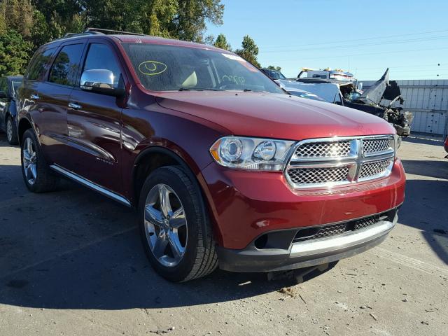 1C4RDHEG4DC661907 - 2013 DODGE DURANGO CI RED photo 1