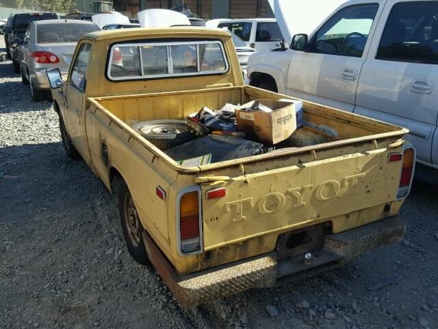 RN22026235 - 1973 TOYOTA HILUX YELLOW photo 3