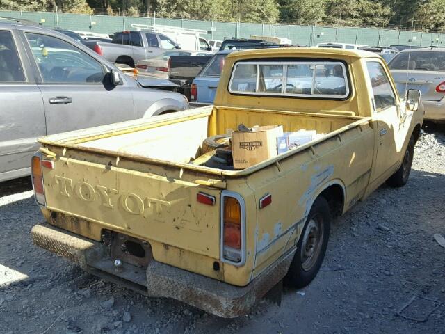 RN22026235 - 1973 TOYOTA HILUX YELLOW photo 4