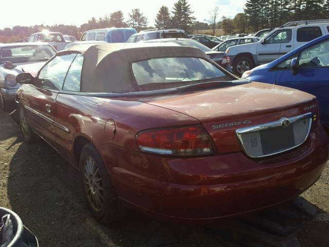 1C3EL55R85N541796 - 2005 CHRYSLER SEBRING TO RED photo 3