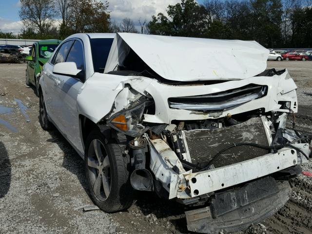 1G1ZC5E1XBF284694 - 2011 CHEVROLET MALIBU 1LT WHITE photo 1