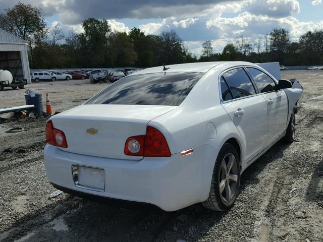 1G1ZC5E1XBF284694 - 2011 CHEVROLET MALIBU 1LT WHITE photo 4