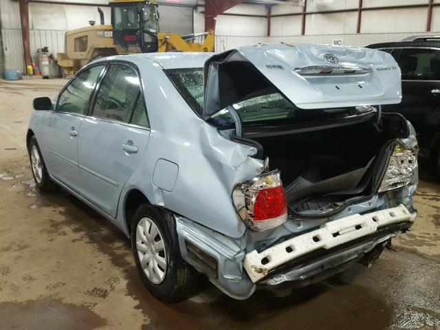 4T1BE32K56U647159 - 2006 TOYOTA CAMRY BLUE photo 3