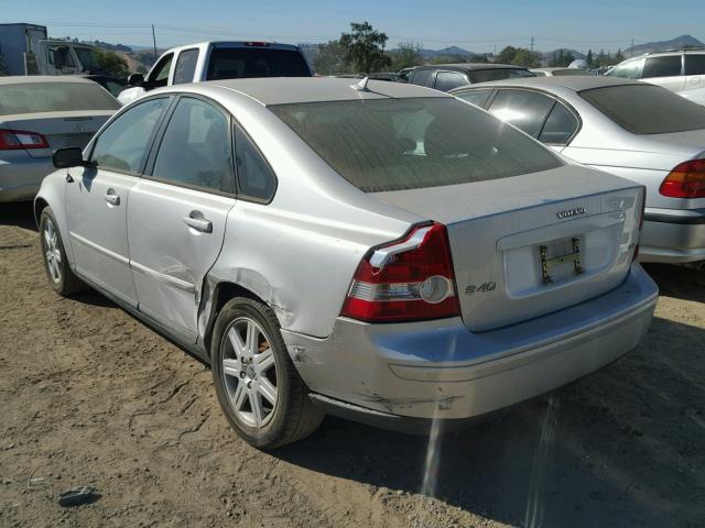 YV1MS382042016299 - 2004 VOLVO S40 2.4I SILVER photo 3